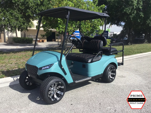 Blue EZGO 4 Passenger Golf Cart kentucky golf cart service, golf cart repair kentucky