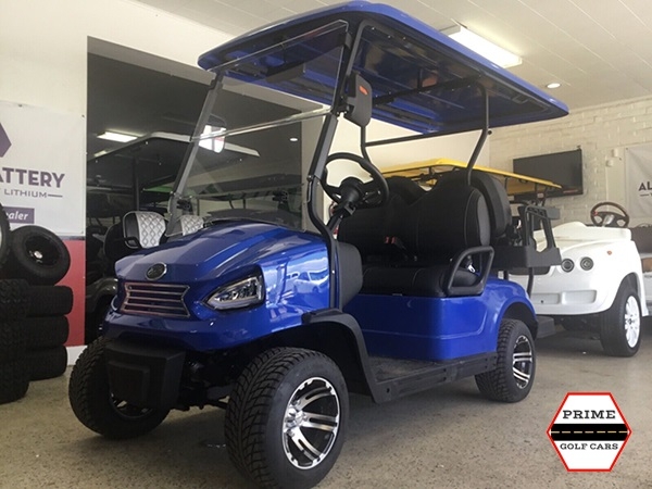Blue Elite EV 4 Passenger Golf Cart affordable golf cart rental, golf cart rent kentucky