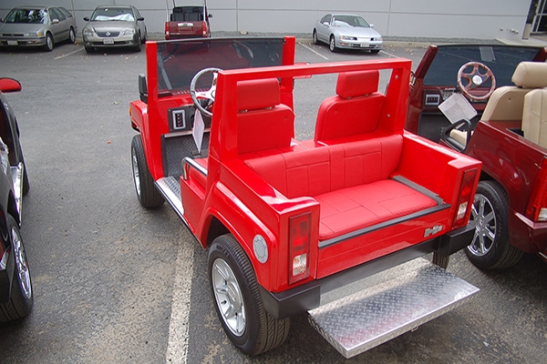 Red Hummer Golf Cart affordable golf cart rental, golf cart rent kentucky