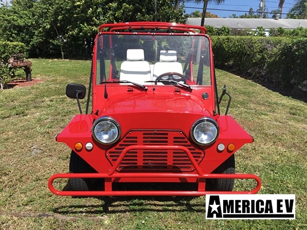 Red Mokee 4 Passenger Golf Cart affordable golf cart rental, golf cart rent kentucky