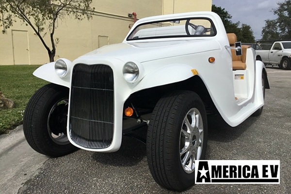 White America EV California Roadster 4 Passenger Golf Cart golf cart rental kentucky, kentucky golf cart rental