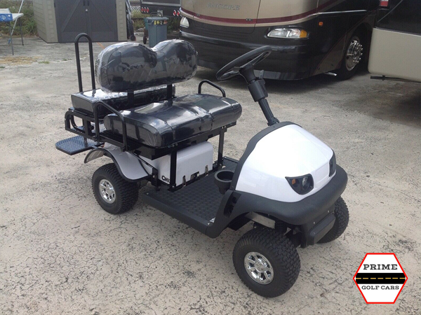 White Cricket RX5 Golf Cart affordable golf cart rental, golf cart rent kentucky